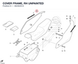 COVER FRAME, RH UNPAINTED 48230251A diagram position