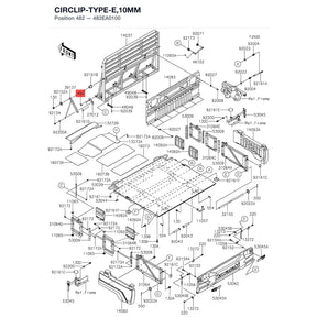 Kawasaki OEM – CIRCLIP-TYPE-E,10MM product image