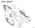 COVER , FRAME RH 482P1461AA diagram position