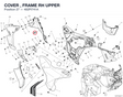 COVER , FRAME RH UPPER 482PI741A diagram position