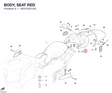 BODY, SEAT RED 48310351AA diagram position