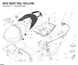 BOX SEAT TAIL YELLOW