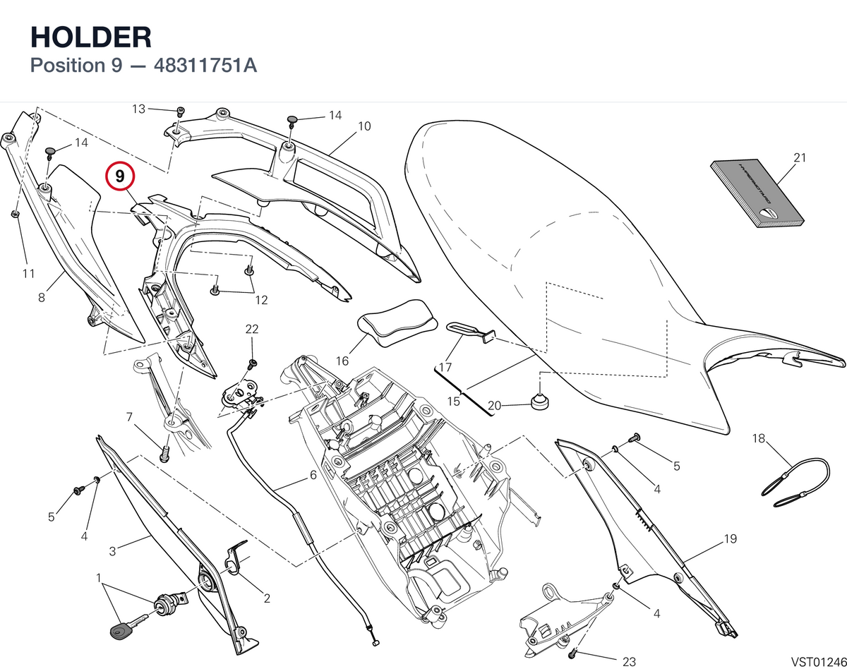 HOLDER 48311751A diagram position