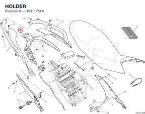 HOLDER 48311751A diagram position