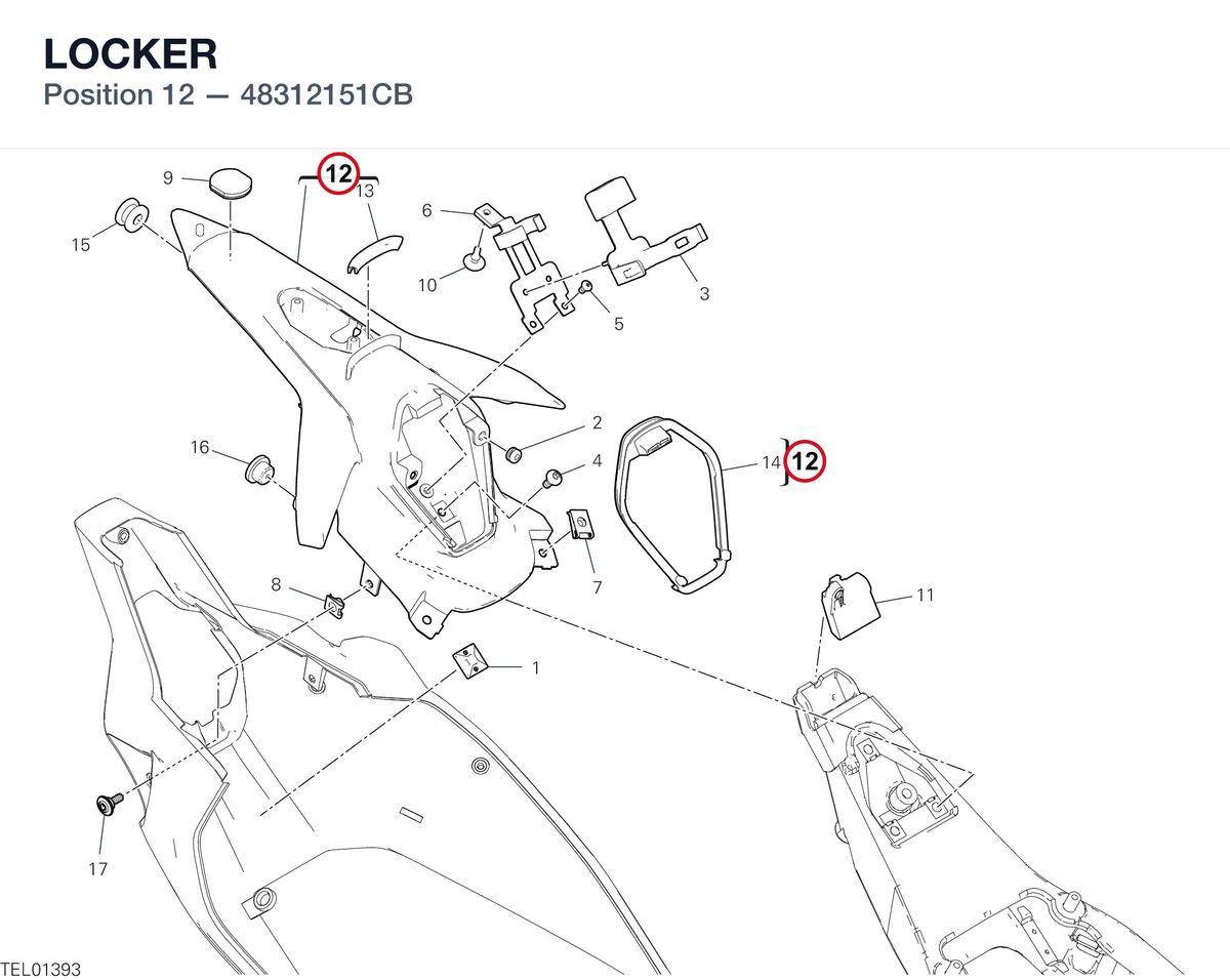 LOCKER 48312151CB diagram position