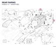 REAR FAIRING 48320741BQ diagram position