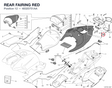 REAR FAIRING RED 48320751AA diagram position