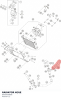 Diagram preview: RADIATOR HOSE (93035028000)