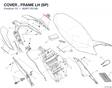 COVER , FRAME LH (SP) 483P1761AB diagram position