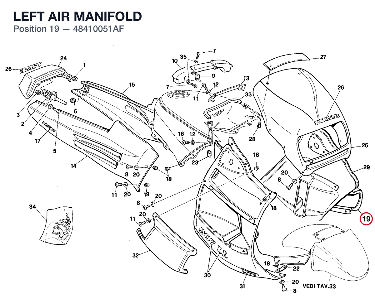 LEFT AIR MANIFOLD