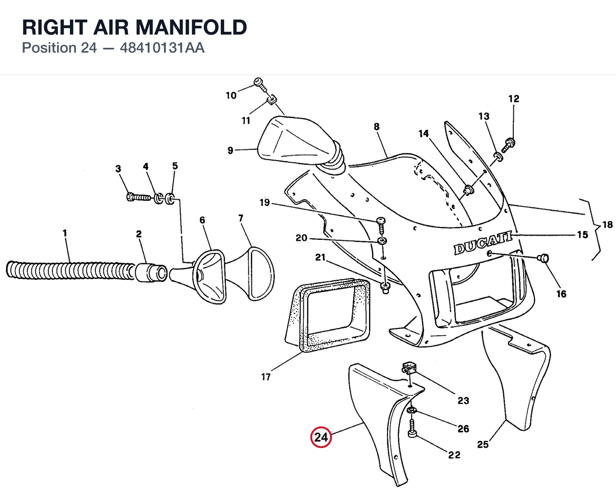 RIGHT AIR MANIFOLD