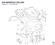 AIR MANIFOLD YELLOW 48410241AE diagram position