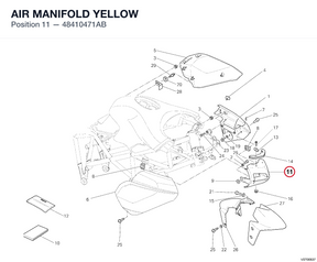 AIR MANIFOLD YELLOW