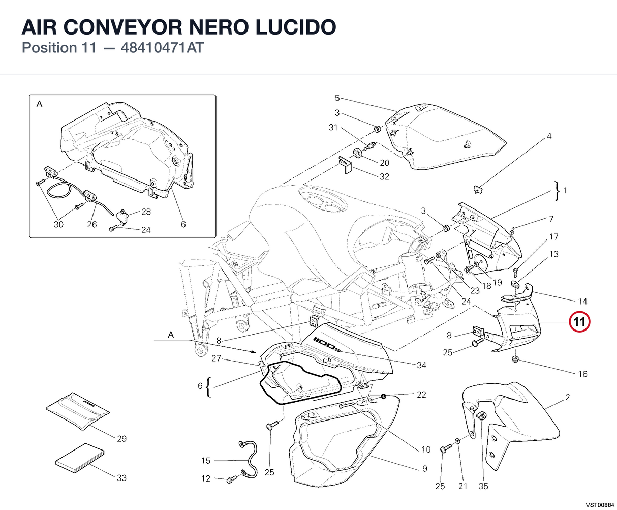 AIR CONVEYOR NERO LUCIDO
