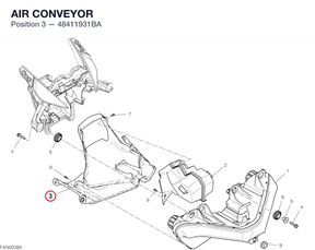 AIR CONVEYOR 48411931BA diagram position