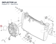 DEFLECTOR LH 48412751A diagram position