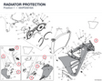 RADIATOR PROTECTION 484PD081BA diagram position