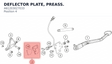 Diagram preview: DEFLECTOR PLATE, PREASS. (A61203027033)