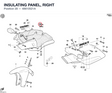 INSULATING PANEL, RIGHT