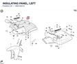 INSULATING PANEL, LEFT