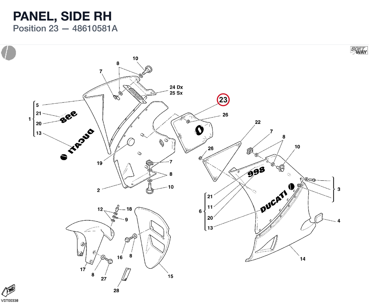 PANEL, SIDE RH