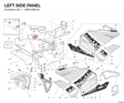 LEFT SIDE PANEL 48610661A diagram position