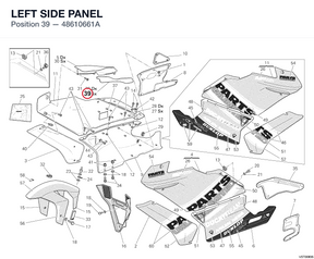 LEFT SIDE PANEL 48610661A diagram position