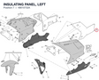 INSULATING PANEL, LEFT 48610732A diagram position