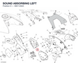 SOUND ABSORBING LEFT 48611292A diagram position