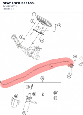 Diagram preview: SEAT LOCK PREASS. (94507050033)