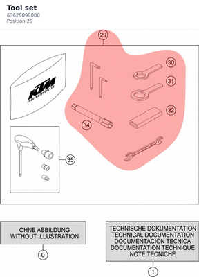 Diagram preview: Tool set (63629099000)