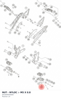 Diagram preview: NUT - NYLOC :- M5 X 0.8 (J910000500600)