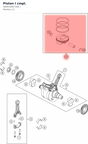 Diagram preview: Piston I cmpl. (A60030007100 I)
