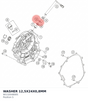 Diagram preview: WASHER 12,5X24X0,8MM (90132048005)
