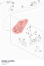 Diagram preview: BRAKE CALIPER (76713080000)