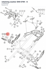 Diagram preview: retaining washer DIN 6799 - 6 (0799060003)