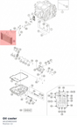 Diagram preview: Oil cooler (A61838855000)
