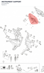 Diagram preview: INSTRUMENT SUPPORT (61514062000)