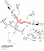 Diagram preview: HANDLEBARS (95702001000)
