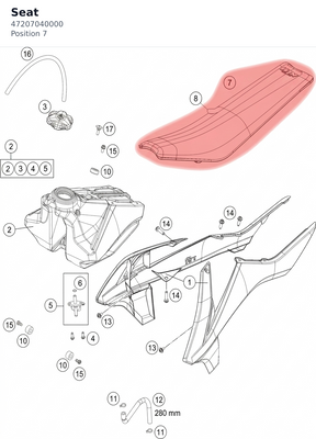 Diagram preview: Seat (47207040000)