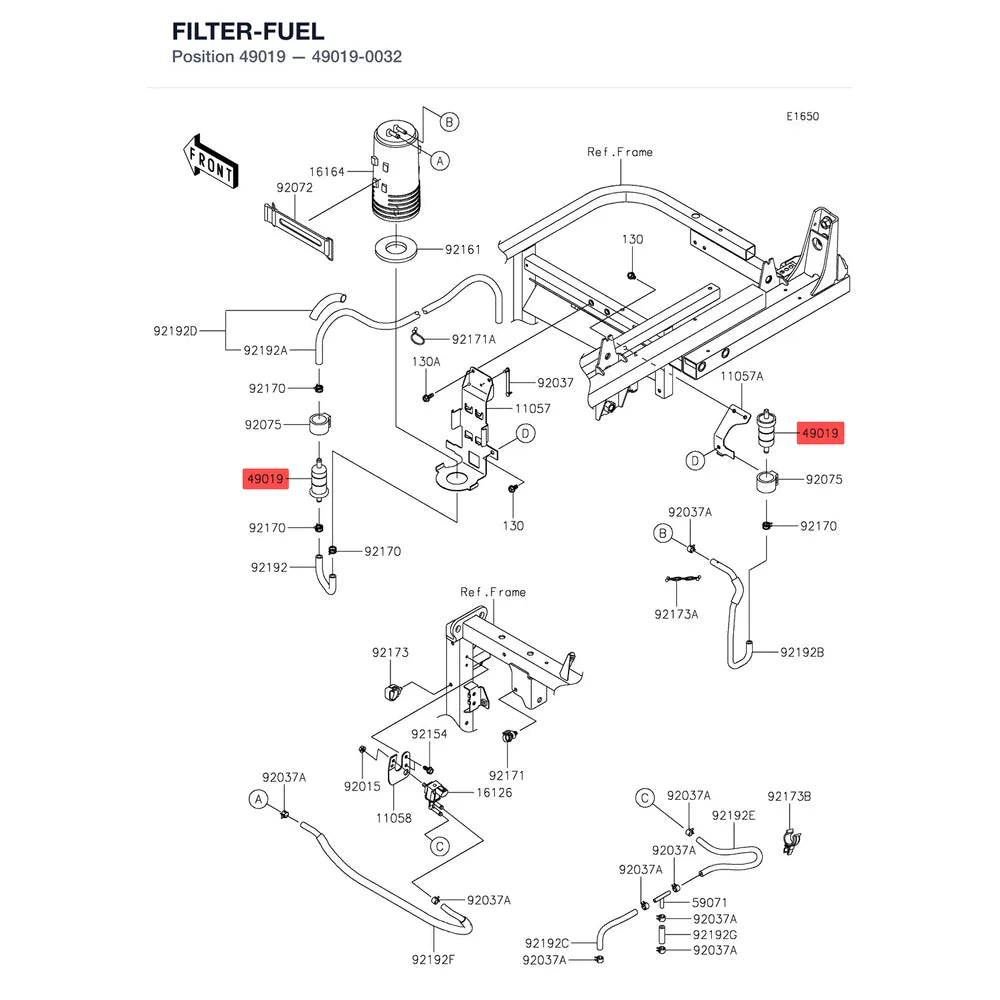 Kawasaki OEM – FILTER-FUEL product image