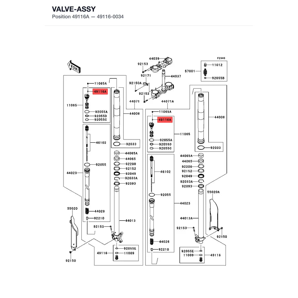 Kawasaki OEM – VALVE-ASSY product image