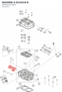 Diagram preview: BUSHING 9.5X14X19.8 (N0800001419800)
