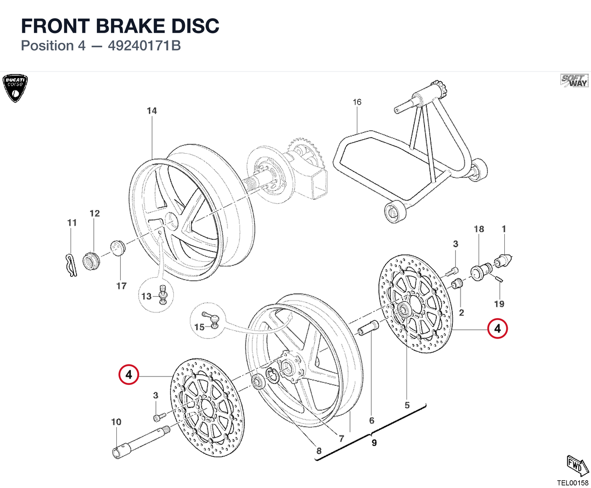 FRONT BRAKE DISC
