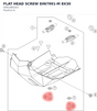 Diagram preview: FLAT HEAD SCREW DIN7991-M 8X30 (0991080303)