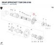 REAR SPROCKET T35R DIN 8196