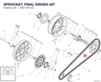 SPROCKET, FINAL DRIVEN 48T 49411671AA diagram position