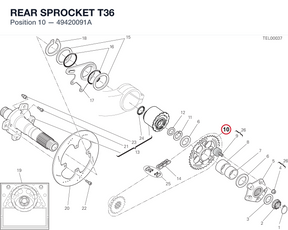REAR SPROCKET T36