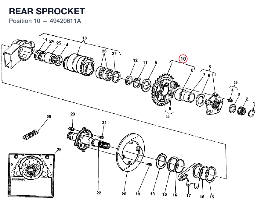 REAR SPROCKET
