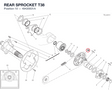 REAR SPROCKET T38
